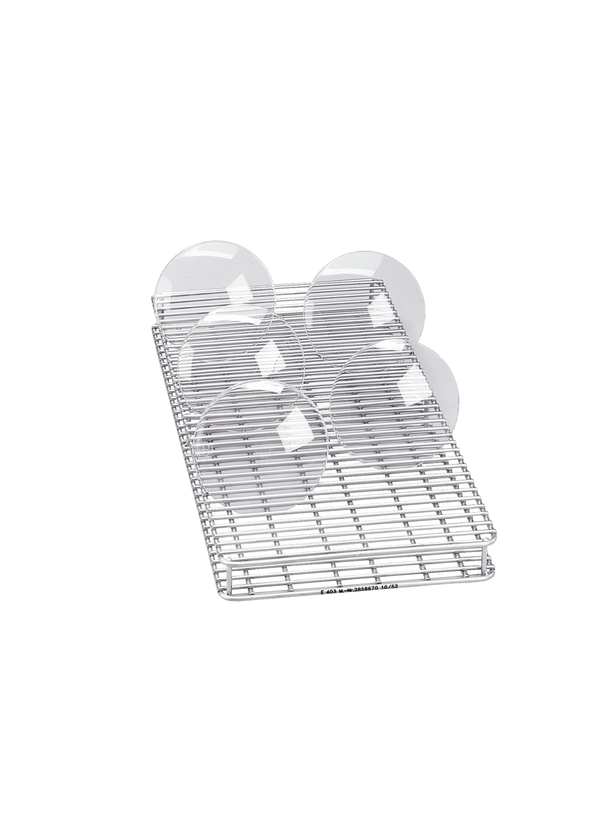 E 403 Einsatz 1/2 für 105 Glasscheiben 50-60 mm Durchm. – Bild 1