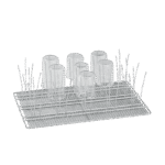 E 965 Einsatz 1/2 - mit 15 Haltestäben für Bechergläser