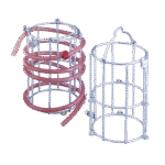 E 444 Einsatz/Trommel für Kaltlichtkabel/Saugschläuche