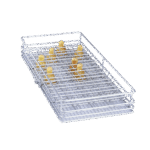 E 458 Einsatz 1/2 Container für 36 Schraubkappensauger