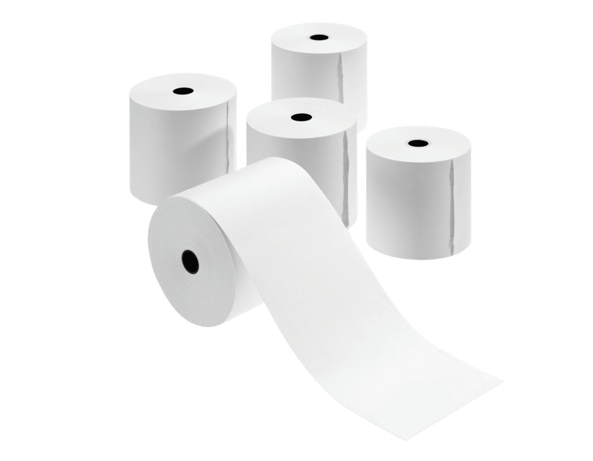 APH 591 - Papierrollen für PRT 110, 5 Stück, Breite 57 mm – Bild 1