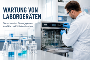 Wartung einer Laborspülmaschine im Labor zur Vermeidung von Ausfällen und Stillstandszeiten